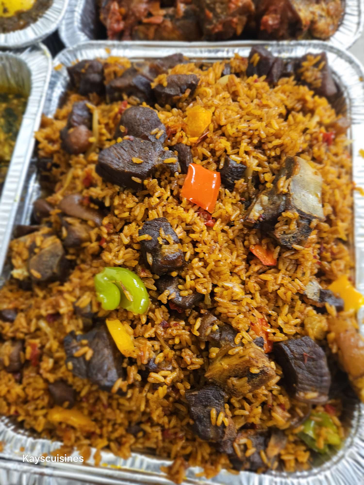 Asun Jollof, Rice Meals at Kay's Cuisines