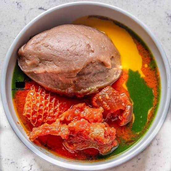 Amala and Ewedu Soup